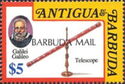 Galileo and Telescope - Overprinted