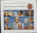 100th Anniversary of the Nobel Prizes - Overprinted