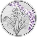 10 Euro (Flower Leanguage - Violet - Silver Coloured Proof)