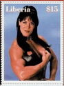 Chyna Demonstrating Arm Muscle