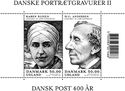 Danish Post Office, 400 Years : Portrait Engravings
