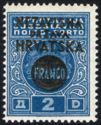 Overprint on Yugoslavia 1931 Porto Stamp