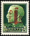 Overprint fasces and PFR on King Facing Left
