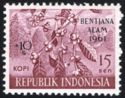 Kopi overprinted Bentjana Alam 1961
