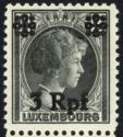 surcharge on Luxembourg Stamp