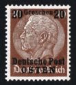 Overprint OSTEN Over Hindenburg
