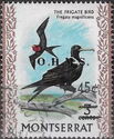 Magnificent Frigatebird - Surcharged and Overprinted