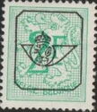 Precanceled Number on Heraldic Lion "16 Teeth" - Type G