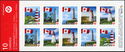 Flag over lighthouses - Booklet pane