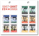 50th anniv. of Formula 1 in Canada, booklet pane