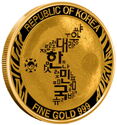 1 Onza (Korean Tiger - Gold)