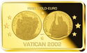 100 CFA Francs (History of Gold Euros - Vatican 2002)