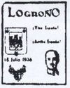 Numeral - overprinted Logroño