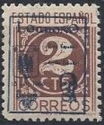 Numeral - overprinted Logroño