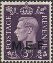 British Stamp Overprinted "M.E.F"