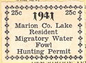 Marion Co. Lake Resident Migratory Waterfowl Hunting Permit