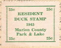 Resident Duck Stamp - Marion County Park & Lake
