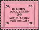 Resident Duck Stamp - Marion County Park and Lake