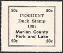Resident Duck Stamp - Marion County Park and Lake