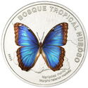 50 Colones (Tropical Cloud Forest - Morpho butterfly - Color)