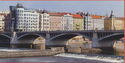 Prague. The Yirasek Bridge. Dancing House
