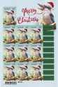 Christmas Kookaburra - With Foil Application - Booklet Pane