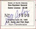 Non-Resident General Game License
