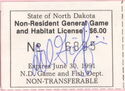 Non-Resident General Game and Habitat License