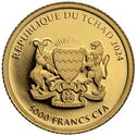 5,000 CFA Francs (Red Panda - Gold)