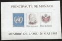 UN emblem/Prince Rainier III/National Coat of Arms