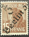 American-British-Soviet Occ. (Trizone) Mi: 948 - overprinted