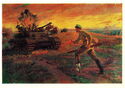Petr Krivonogov. Single combat with a tank. 1956