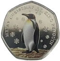 50 Pence (Christmas - King Penguin - Color)
