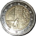 2 Euro (50th Anni. of the Genuflection of Warsaw. Coloured 4)