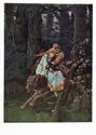 Viktor Vasnetsov. Ivan Tsarevich on a Gray wolf. 1889
