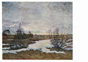 Ilya Ostroukhov. The Last Snow. 1885