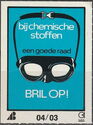 Bij chemische stoffen een goede raad BRIL OP