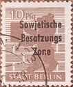 Overprint: Sowjetische Besatzungs Zone