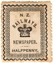 Newspaper stamps (½d)