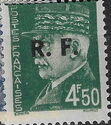 Marshall Petain overprint R.F.