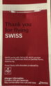 Thank you for flying SWISS