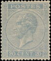 King Leopold I in Profile. Perforation 15