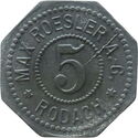 5 Pfennig (Max Roesler A.G.)