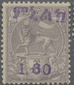 Coat of Arms, new value in violet overprint