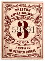 Prepaid Newspaper Parcel Stamps ½d
