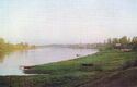 View of Old Ladoga from the bend of the Volkhov River