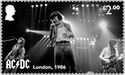 AC/DC Performing in London, 1986