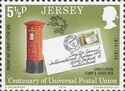 Present Day Jersey Letter Box & Cancellation, Stamp & Cover