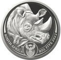 5 Rand (Big Five - Rhino Silver 1 kg.)