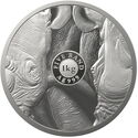 5 Rand (Big Five - Rhino Silver 1 kg.)